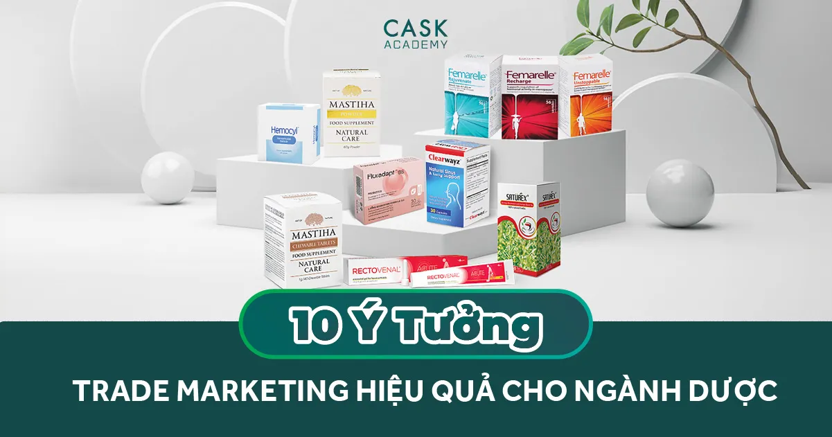 10 ý tưởng trade marketing cho ngành dược