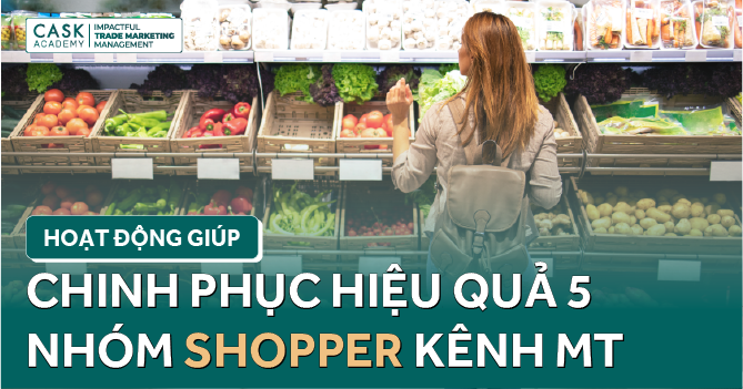 Hoạt động giúp chinh phục hiệu quả 5 nhóm Shopper kênh MT