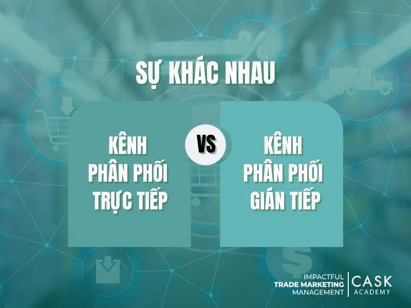 Phân biệt kênh phân phối trực tiếp và gián tiếp