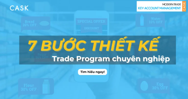 7 bước thiết kế Trade Program chuyên nghiệp cho KAM hiện đại