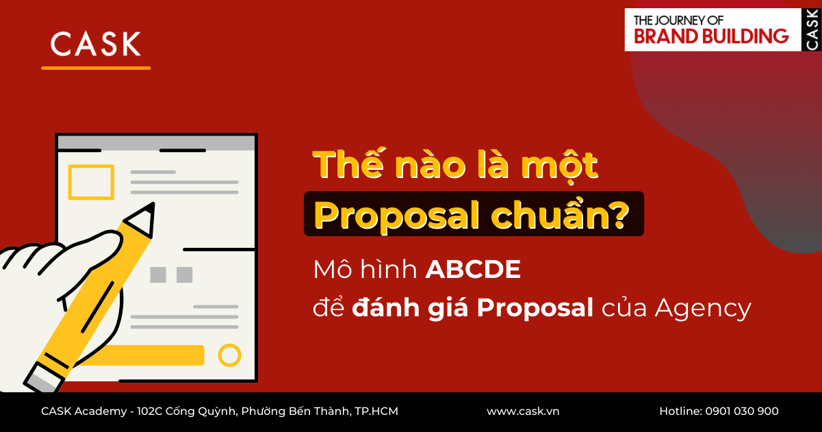 Thế nào là một Proposal chuẩn? Mô hình ABCDE để đánh giá Proposal của Agency