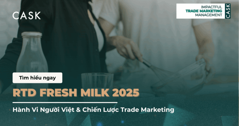 RTD Fresh Milk 2025: Hành Vi Người Việt & Chiến Lược Trade Marketing