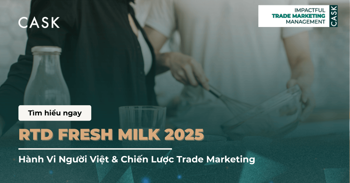 RTD Fresh Milk 2025: Hành Vi Người Việt & Chiến Lược Trade Marketing