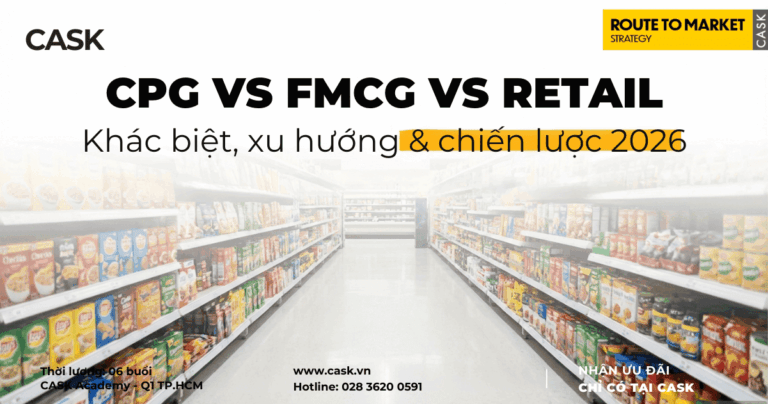CPG vs FMCG vs Retail: Khác biệt, xu hướng & chiến lược 2026