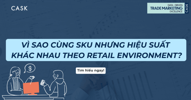 Vì sao cùng SKU nhưng hiệu suất khác nhau theo Retail Environment?
