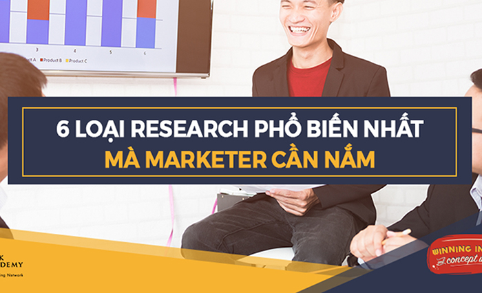 6 loại Research phổ biến nhất mà người làm Marketing cần nắm