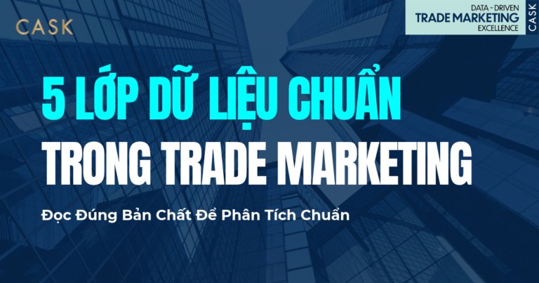 5 Đối Tượng, 5 Lớp Dữ Liệu: Đọc Đúng Bản Chất Để Phân Tích Chuẩn Trong Trade Marketing