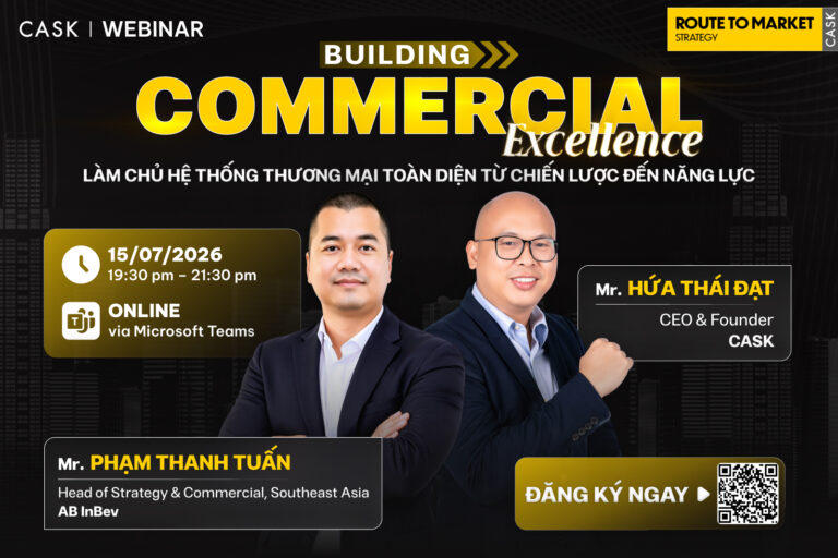 WEBINAR | BUILDING COMMERCIAL EXCELLENCE: LÀM CHỦ HỆ THỐNG THƯƠNG MẠI TOÀN DIỆN TỪ CHIẾN LƯỢC ĐẾN NĂNG LỰC