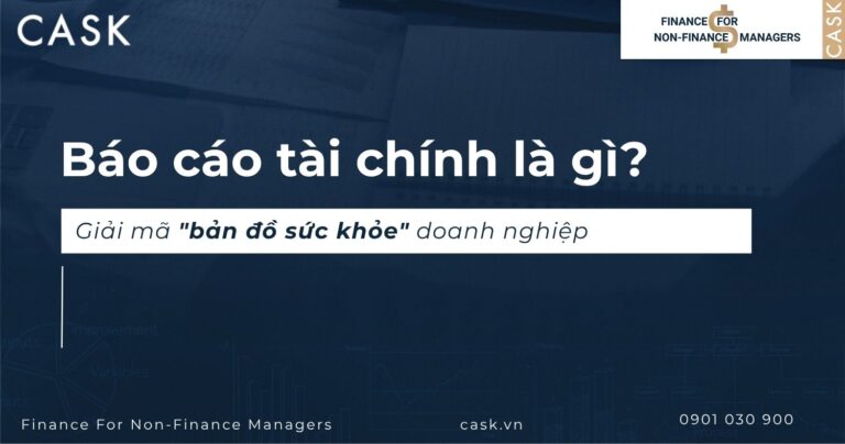 báo cáo tài chính là gì