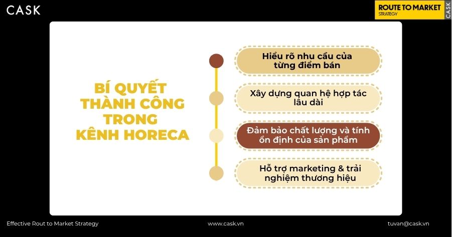 4 bí quyết triển khai Trade Marketing tại kênh HORECA