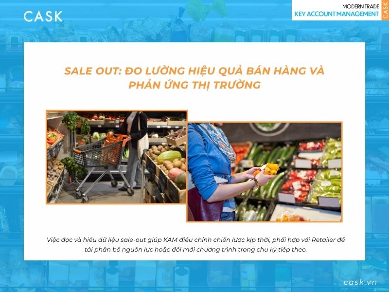 Bước 6: Sale Out - Đo lường hiệu quả bán hàng và phản ứng thị trường