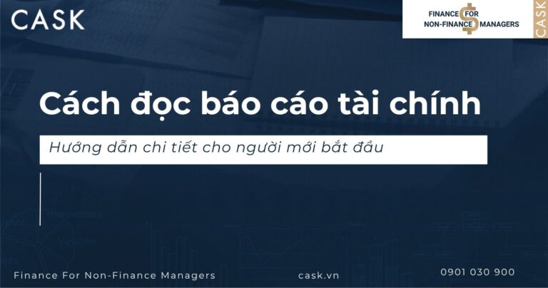 cách đọc báo cáo tài chính