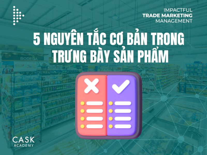 5 nguyên tắc cơ bản trong trưng bày sản phẩm