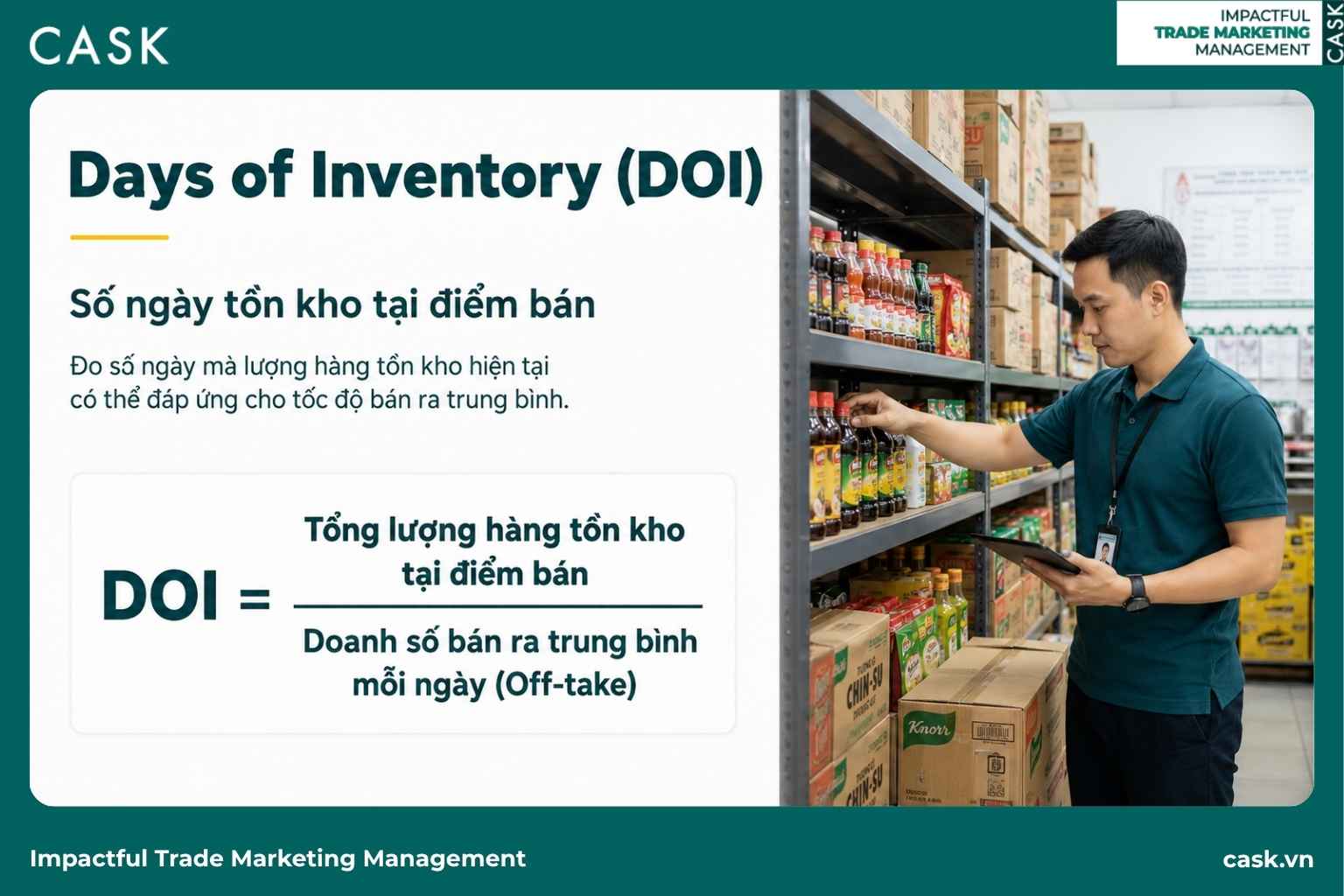 công thức Days of Inventory