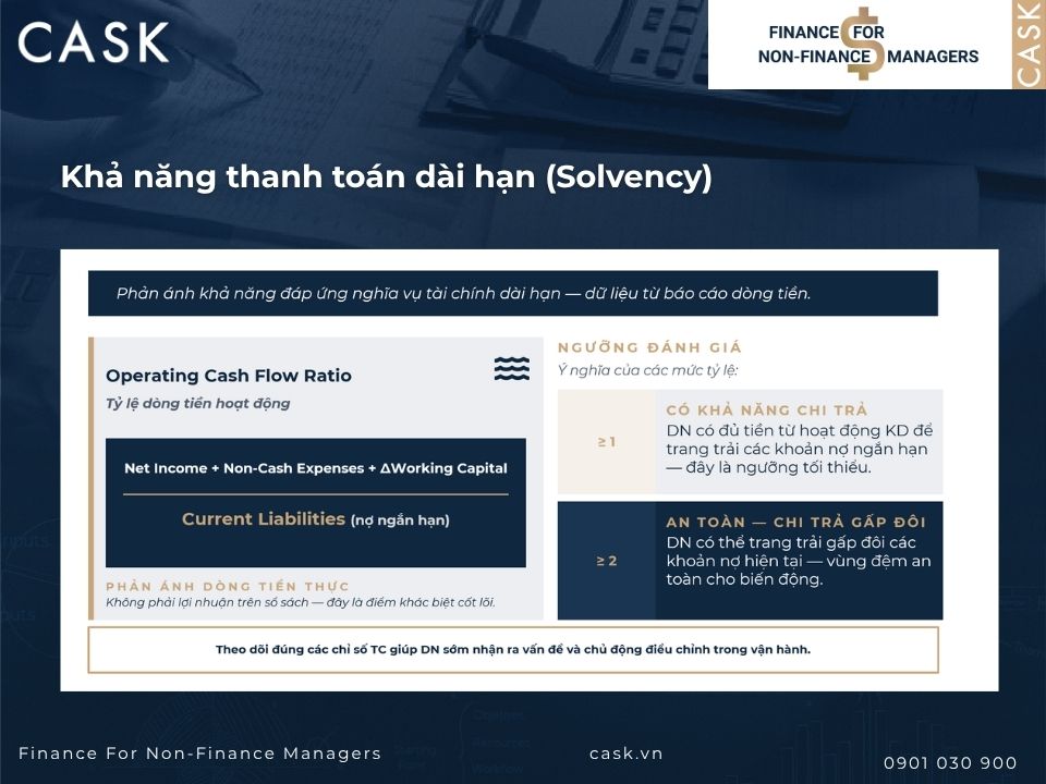 chỉ số đo khả năng thanh toán dài hạn