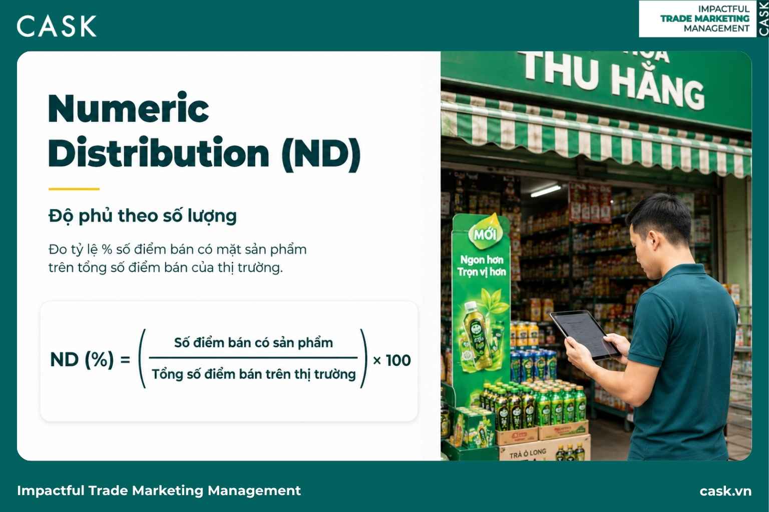 công thức Numeric Distribution