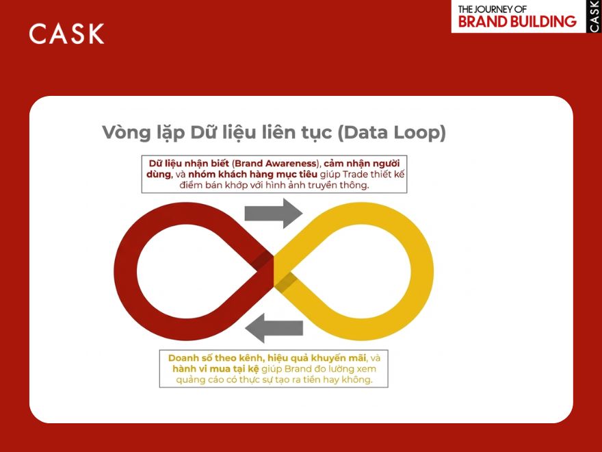 Vòng lặp dữ liệu liên tục giữa Brand Marketing và Trade Marketing 