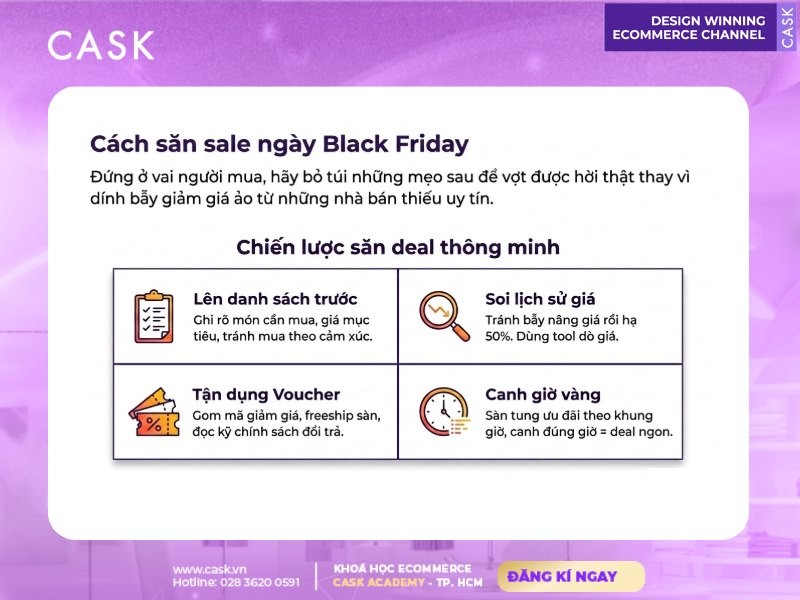 mẹo săn sale thông minh ngày black friday