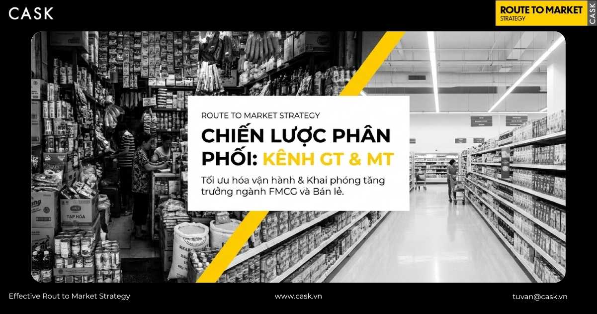 chiến lược phân phối kênh GT và MT