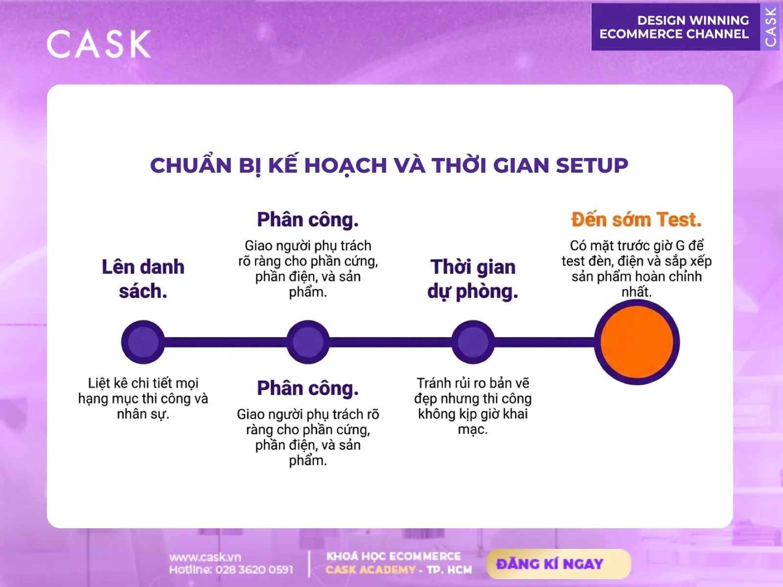 chuẩn bị kế hoạch trang trí gian hàng