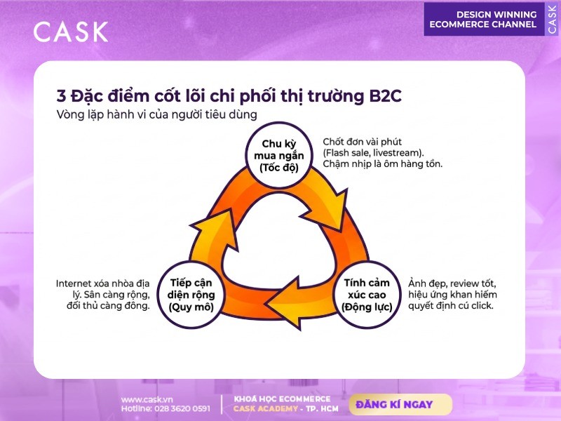 đặc điểm cốt lõi của thị trường b2c