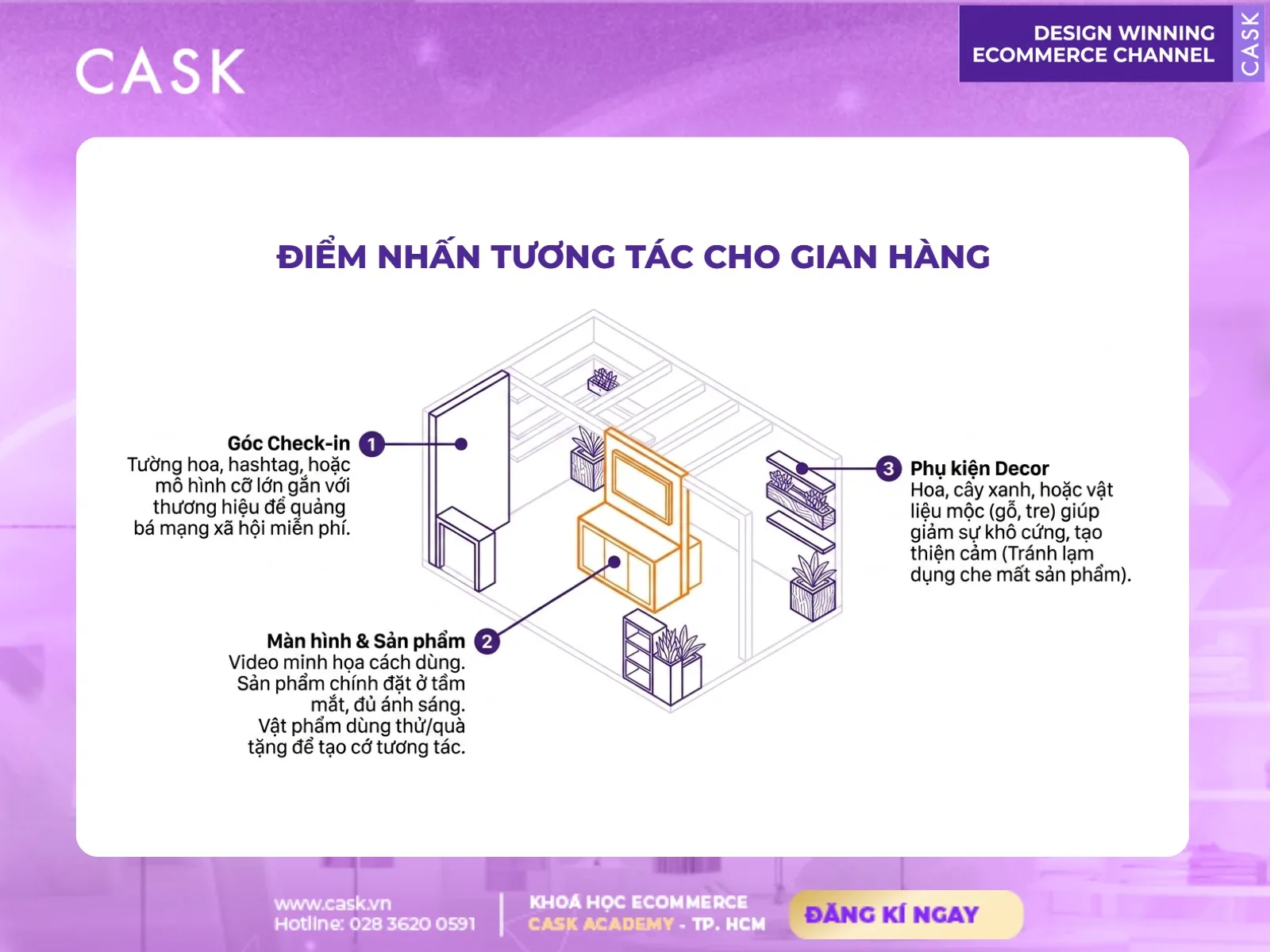 điểm nhấn trang trí gian hàng hội chợ