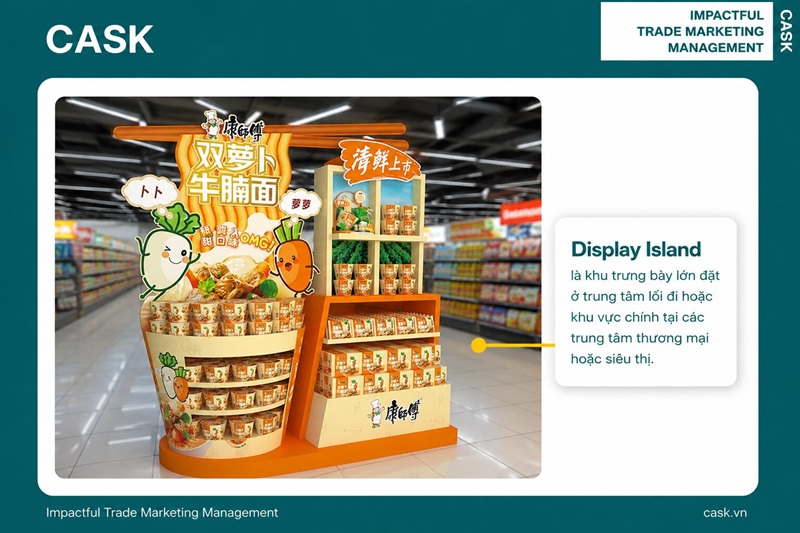 Display Island trong posm