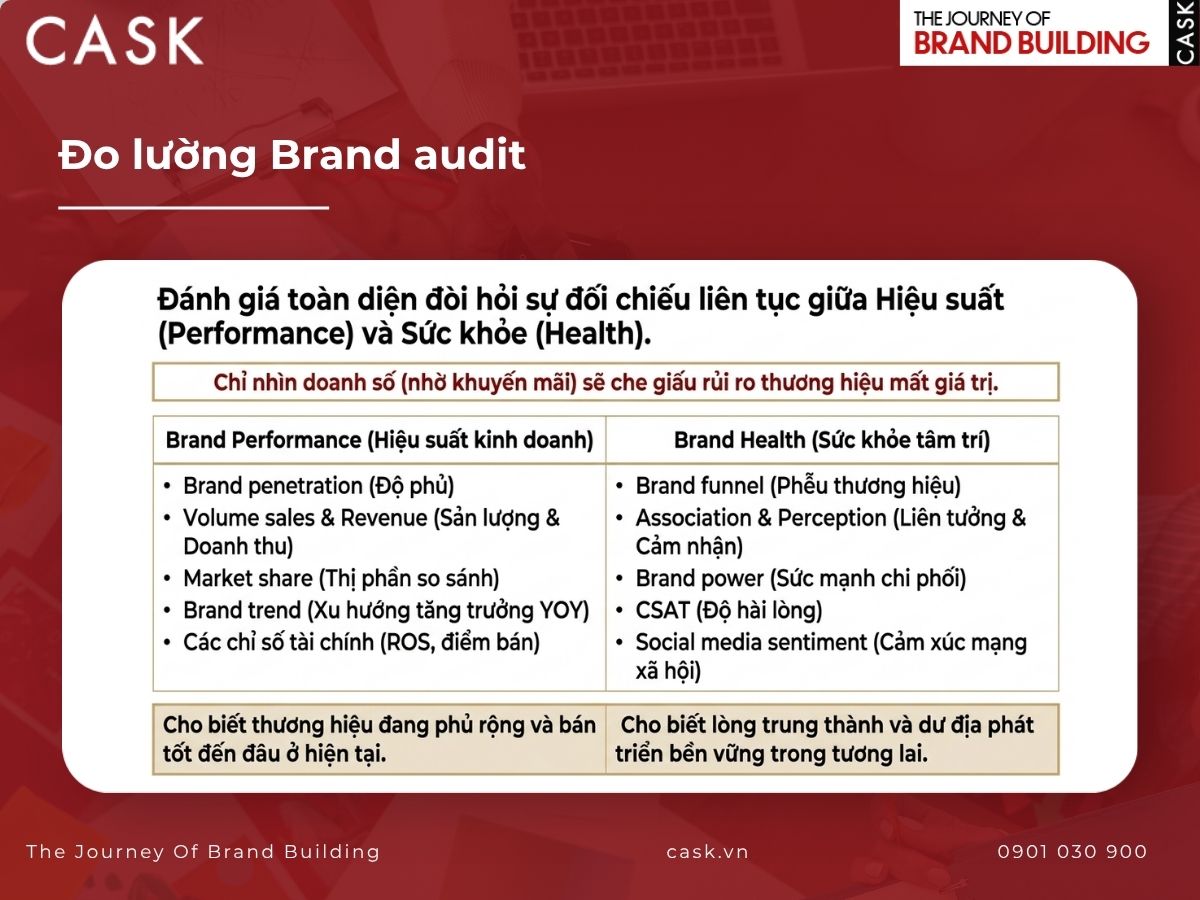 đo lường brand audit