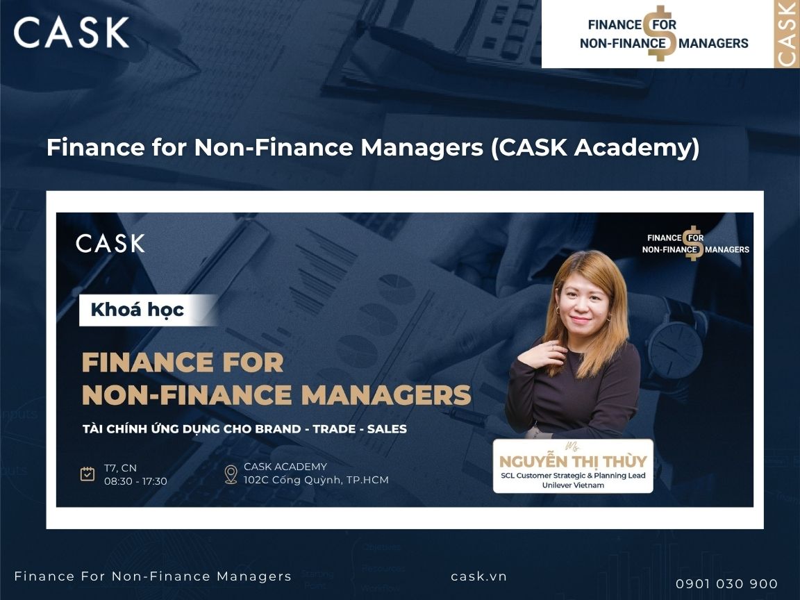  khóa học finance for non-finance managers của cask academy
