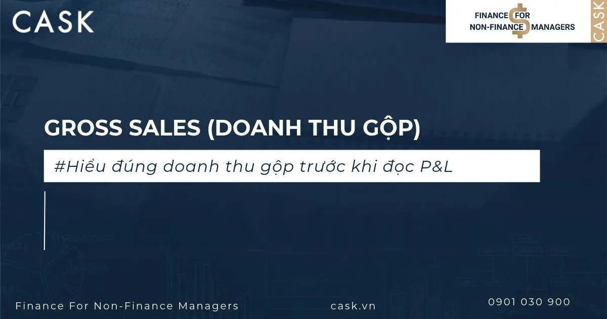bài viết về gross sale doanh thu gộp