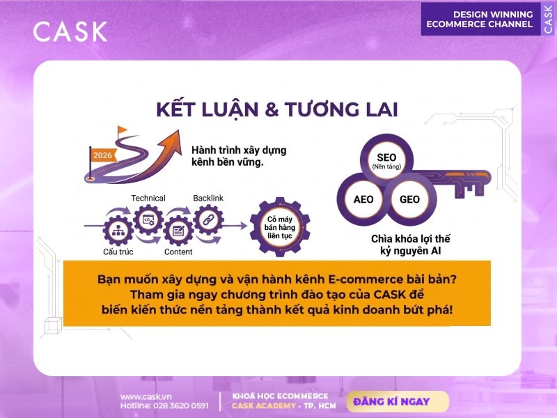 kết luận và tương lai seo e-commerce