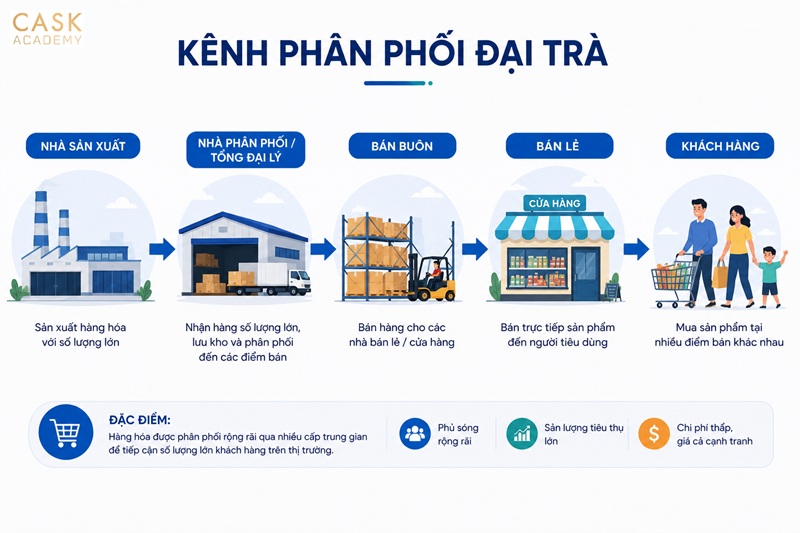 kênh phân phối đại trà