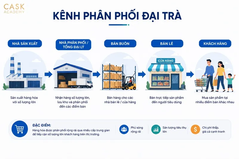 kênh phân phối đại trà
