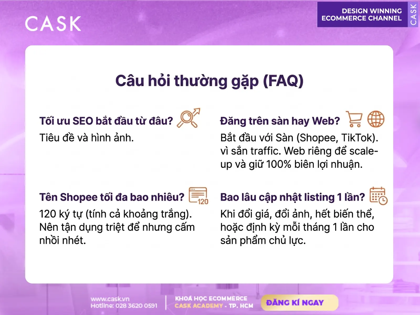 kết luận product listing