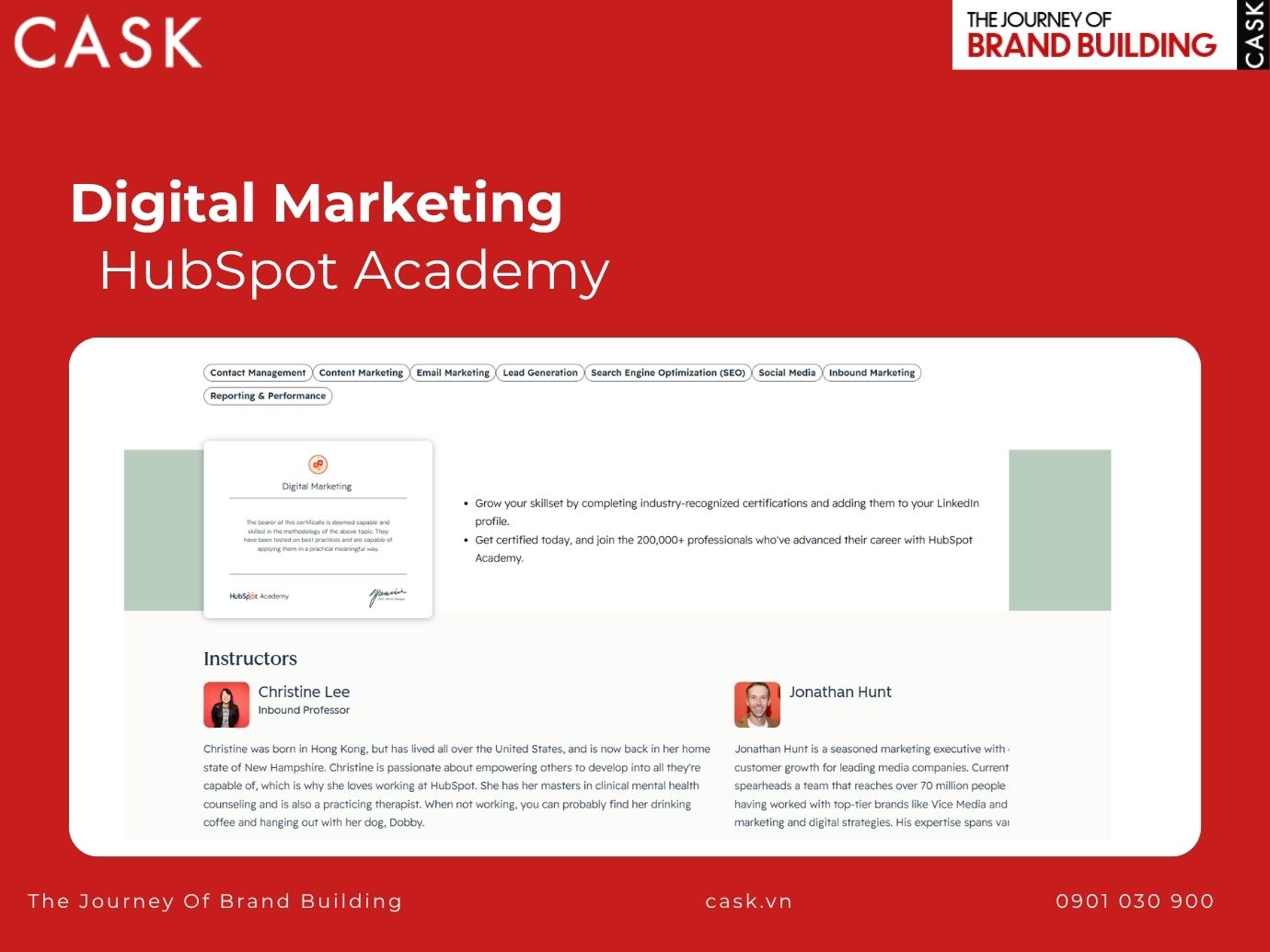 khóa học digital marketing của hubspot academy