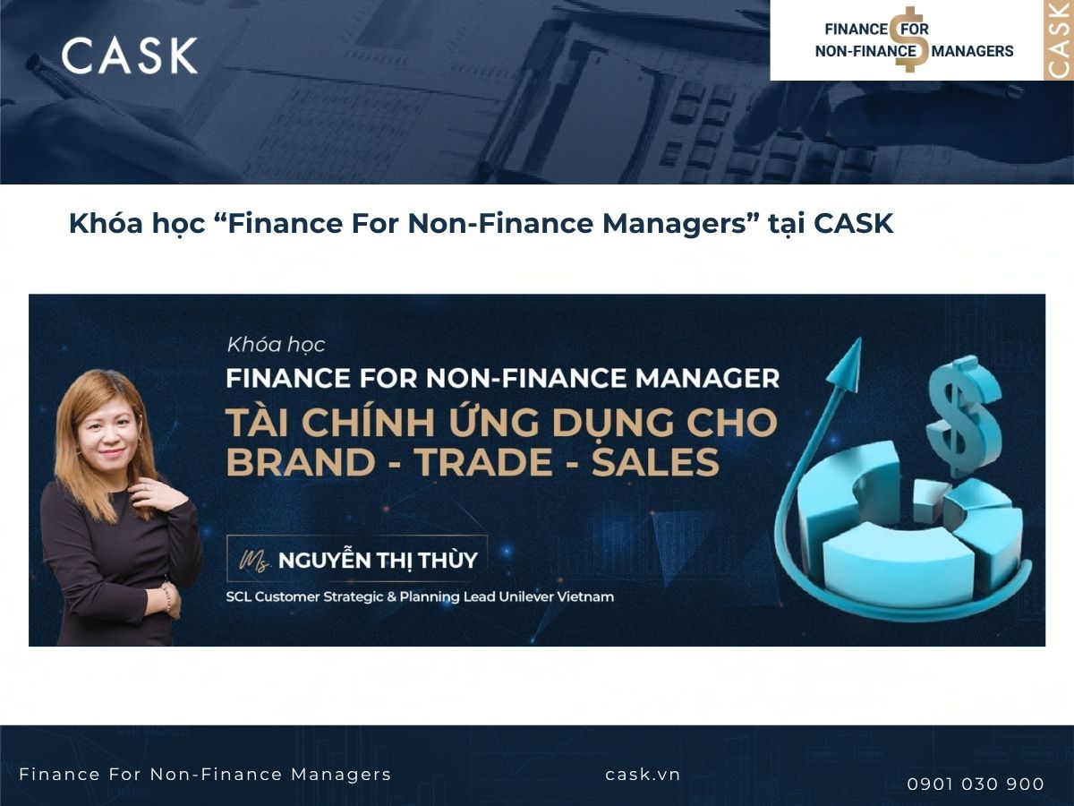khóa học quản trị tài chính doanh nghiệp tại cask