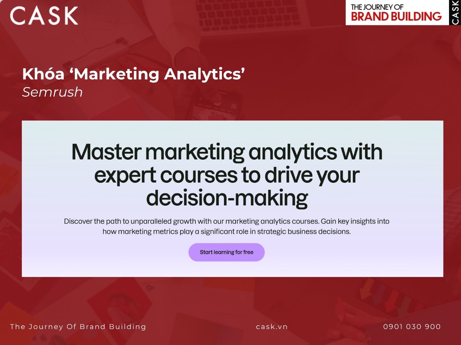 khóa học marketing analytics
