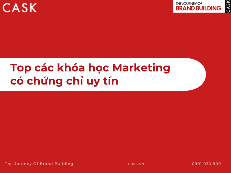 top các khóa học marketing có chứng chỉ uy tín