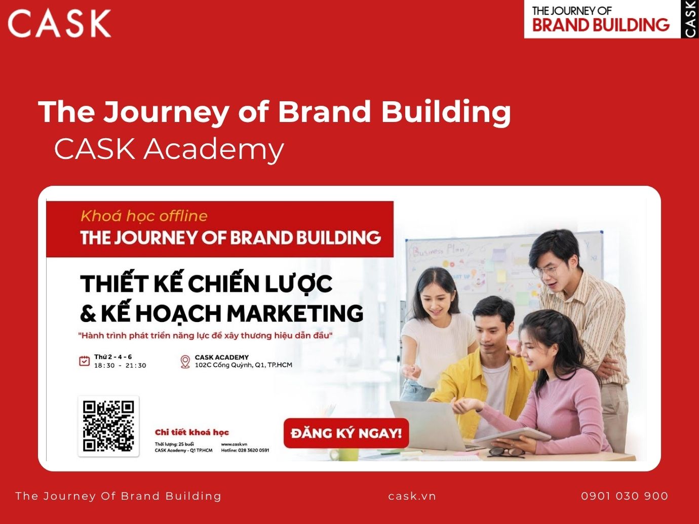 khóa học the journey of brand building của cask academy
