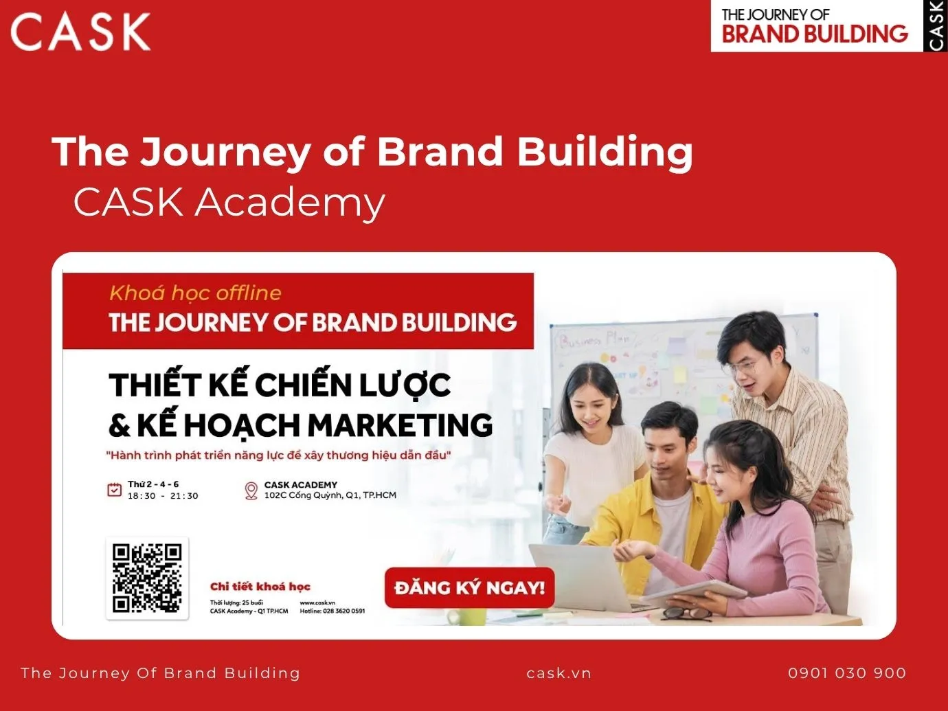 khóa học the journey of brand building của cask academy