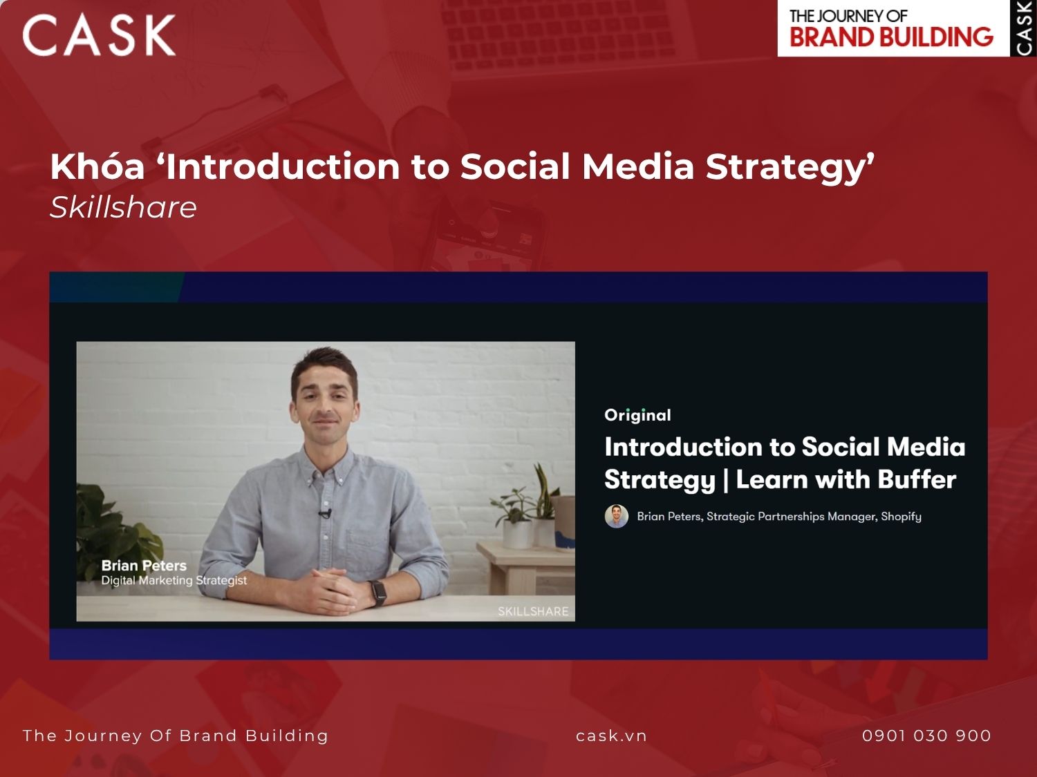 khóa học introduction to social media strategy trên skillshare