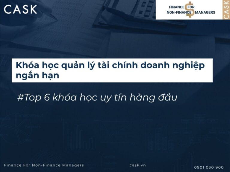 khóa học quản lý tài chính doanh nghiệp ngắn hạn