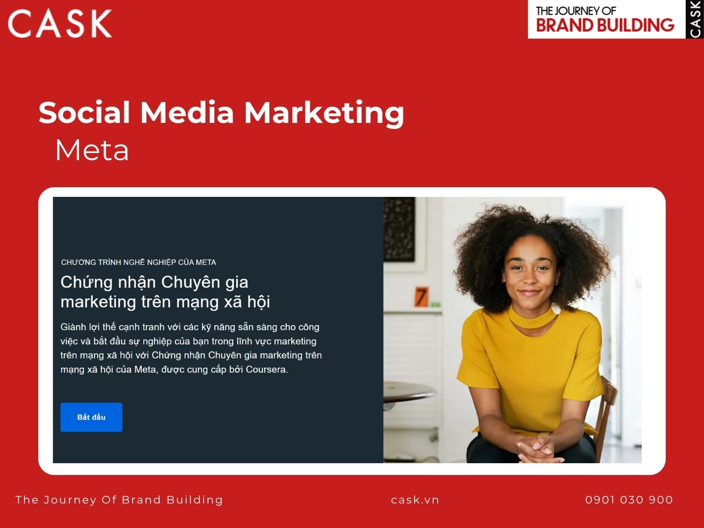 khóa học social media marketing certificate của meta