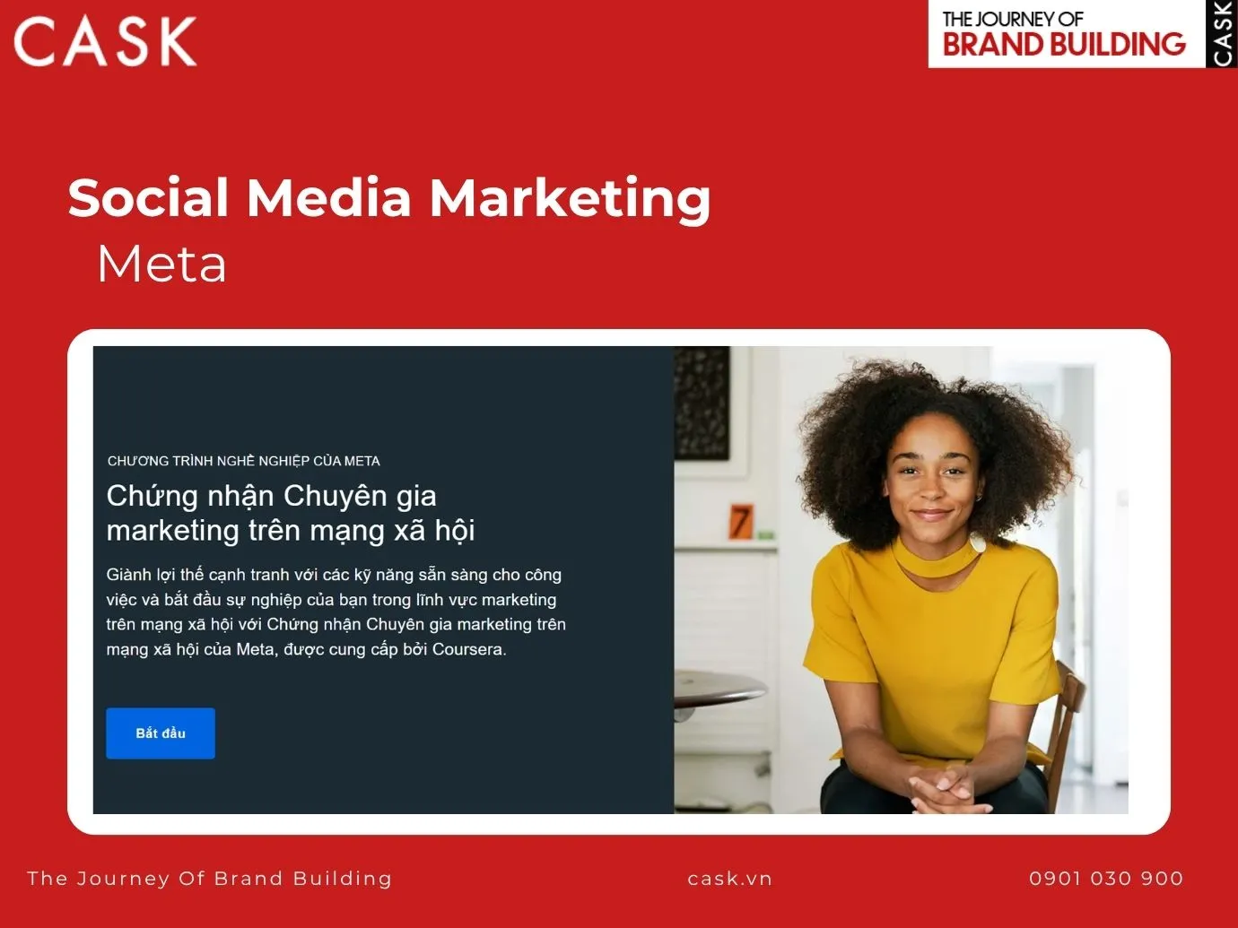 khóa học social media marketing certificate của meta