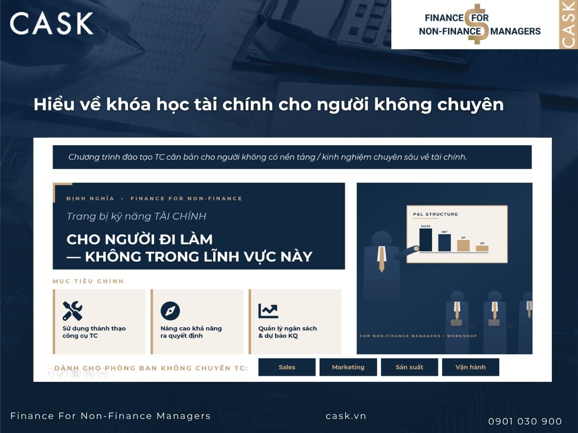 khóa học tài chính cho người không chuyên là gì