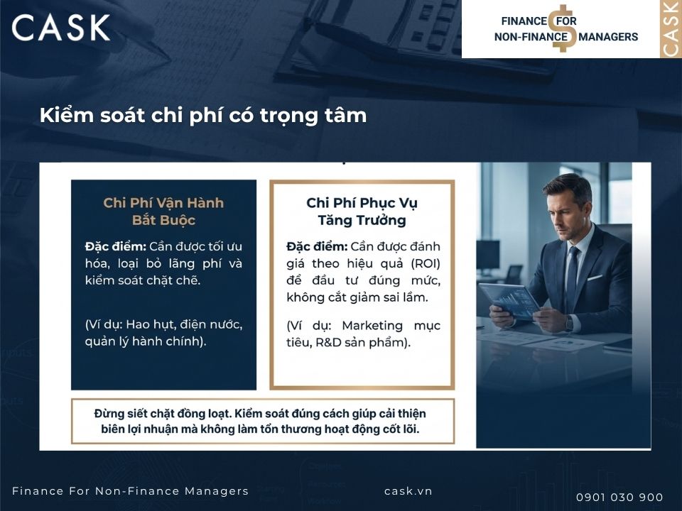 kiểm soát chi phí trong doanh nghiệp