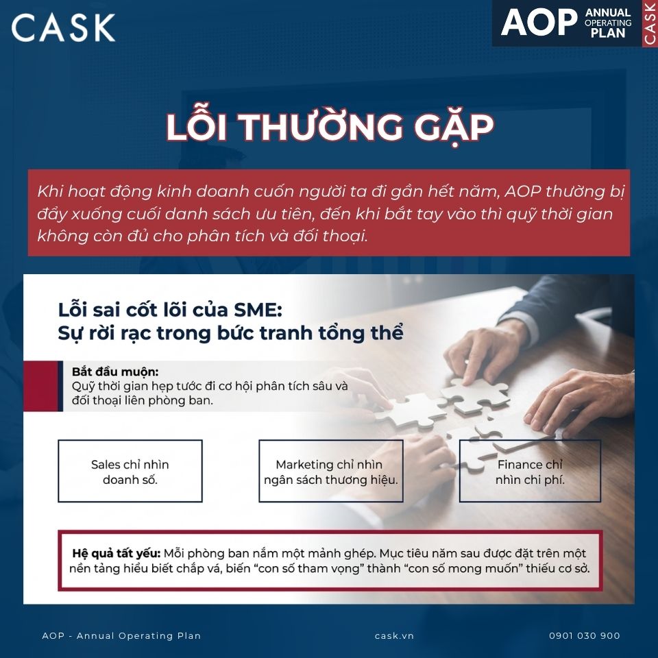 Lỗi thường gặp của doanh nghiệp SME khi làm AOP