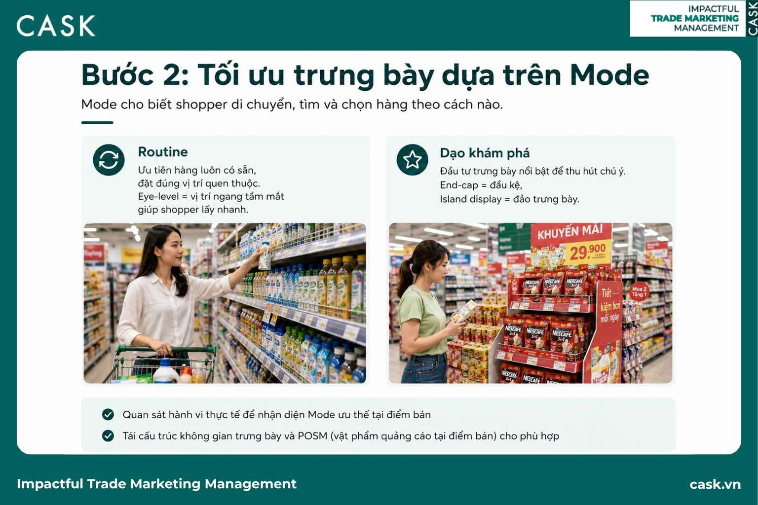 Routine và dạo khám phá