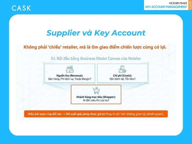 supplier và key account