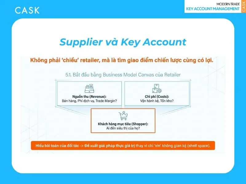 supplier và key account
